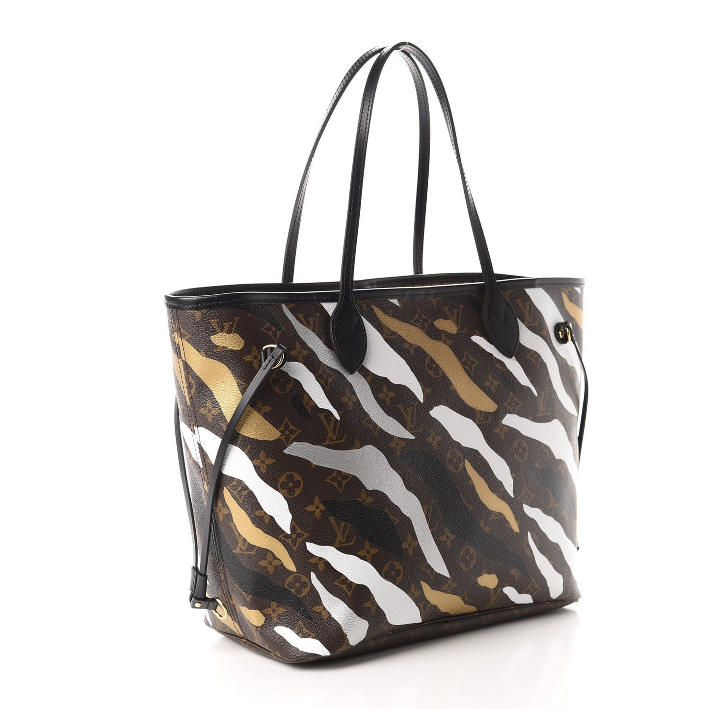 X LOL Monogram Neverfull MM Gold Silver