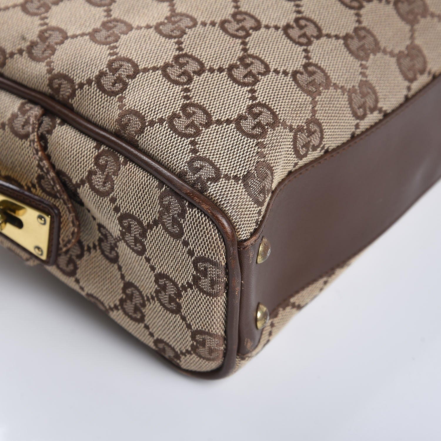 Gucci Monogram Tote Bag Brown 13 of 18