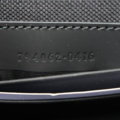 Gucci Rubber Effect Calfskin GG Mini Messenger Bag Black 7 of 10