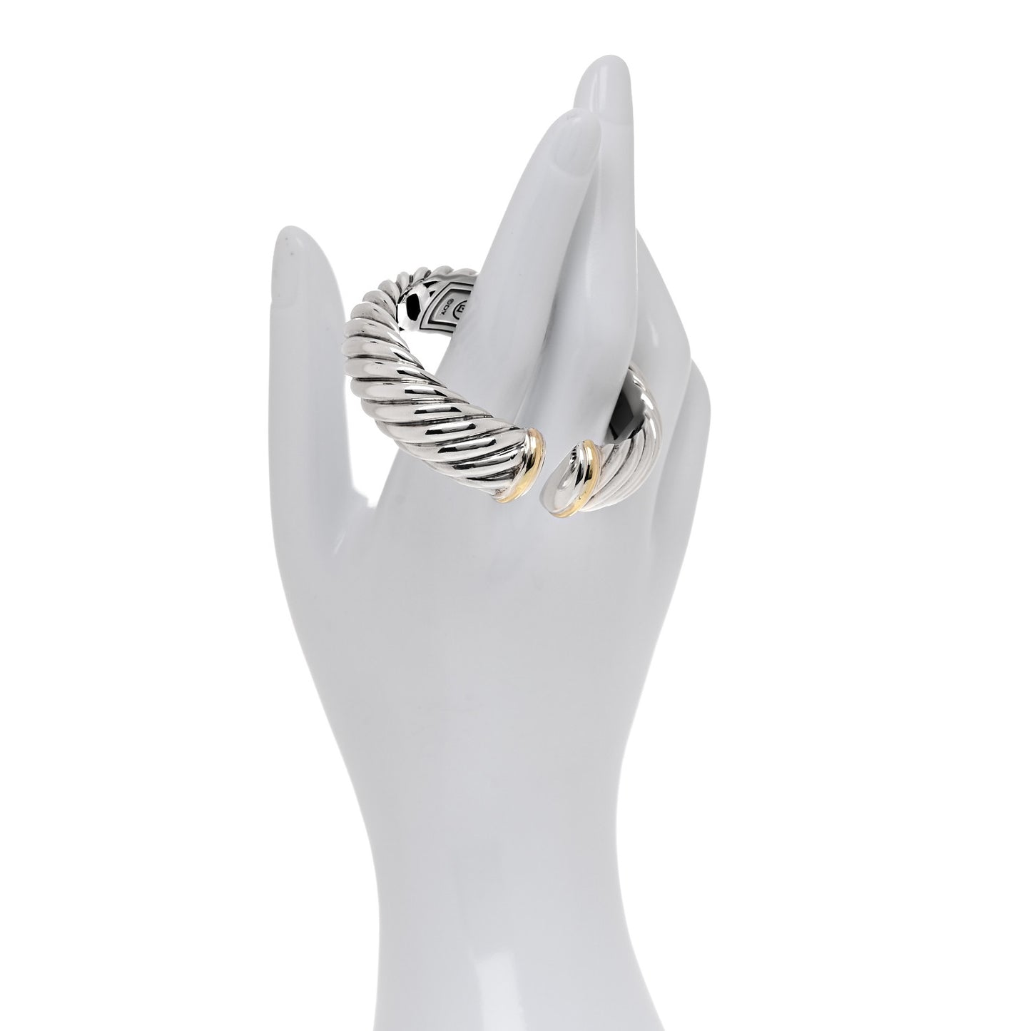 Sterling Silver 18K Yellow Gold 15mm Waverly Bracelet