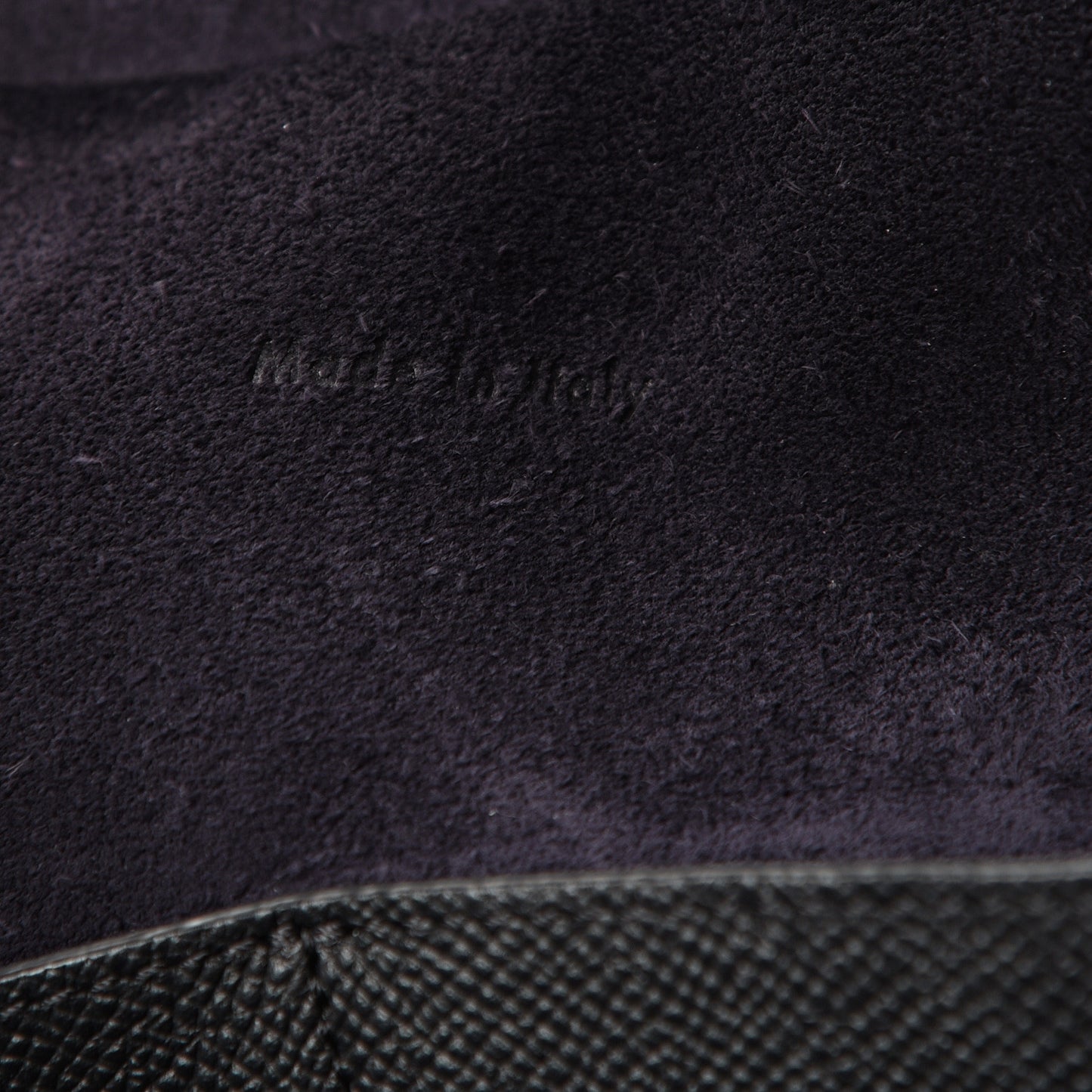 Grained Calfskin Mini Belt Bag Black