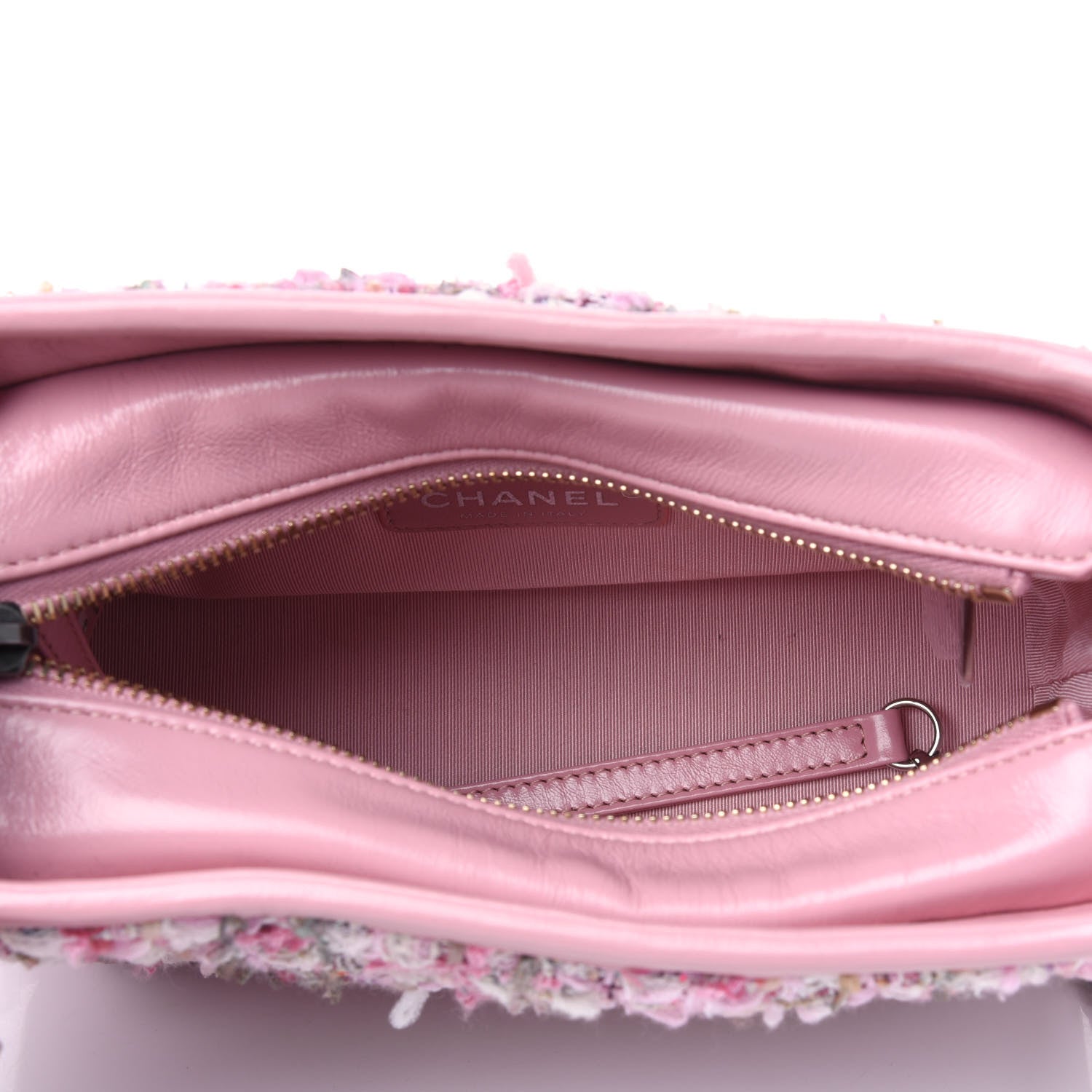 Chanel Tweed Calfskin Small Gabrielle Hobo Light Pink 4 of 15