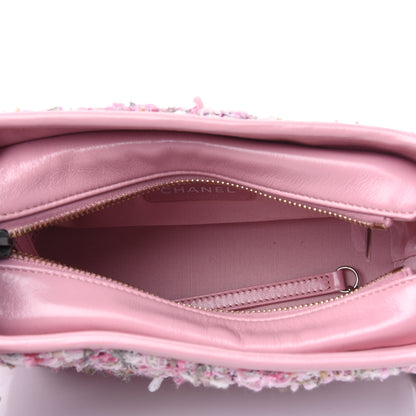 Chanel Tweed Calfskin Small Gabrielle Hobo Light Pink 4 of 15