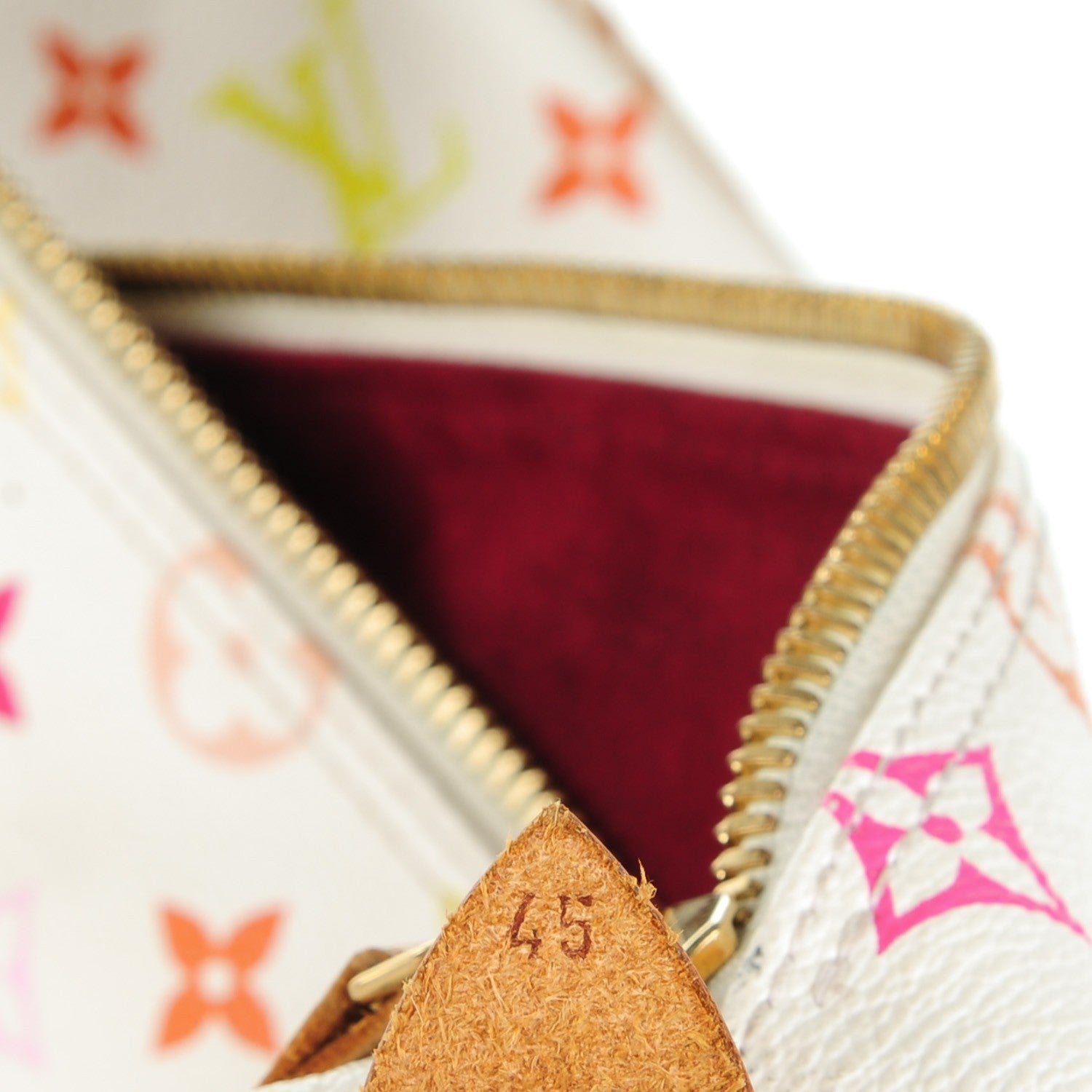 Louis Vuitton Monogram Multicolor Keepall 45 White 7 of 12
