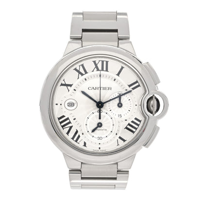 Cartier Stainless Steel 44mm Ballon Bleu De Cartier Chronograph Automatic Watch 1 of 4