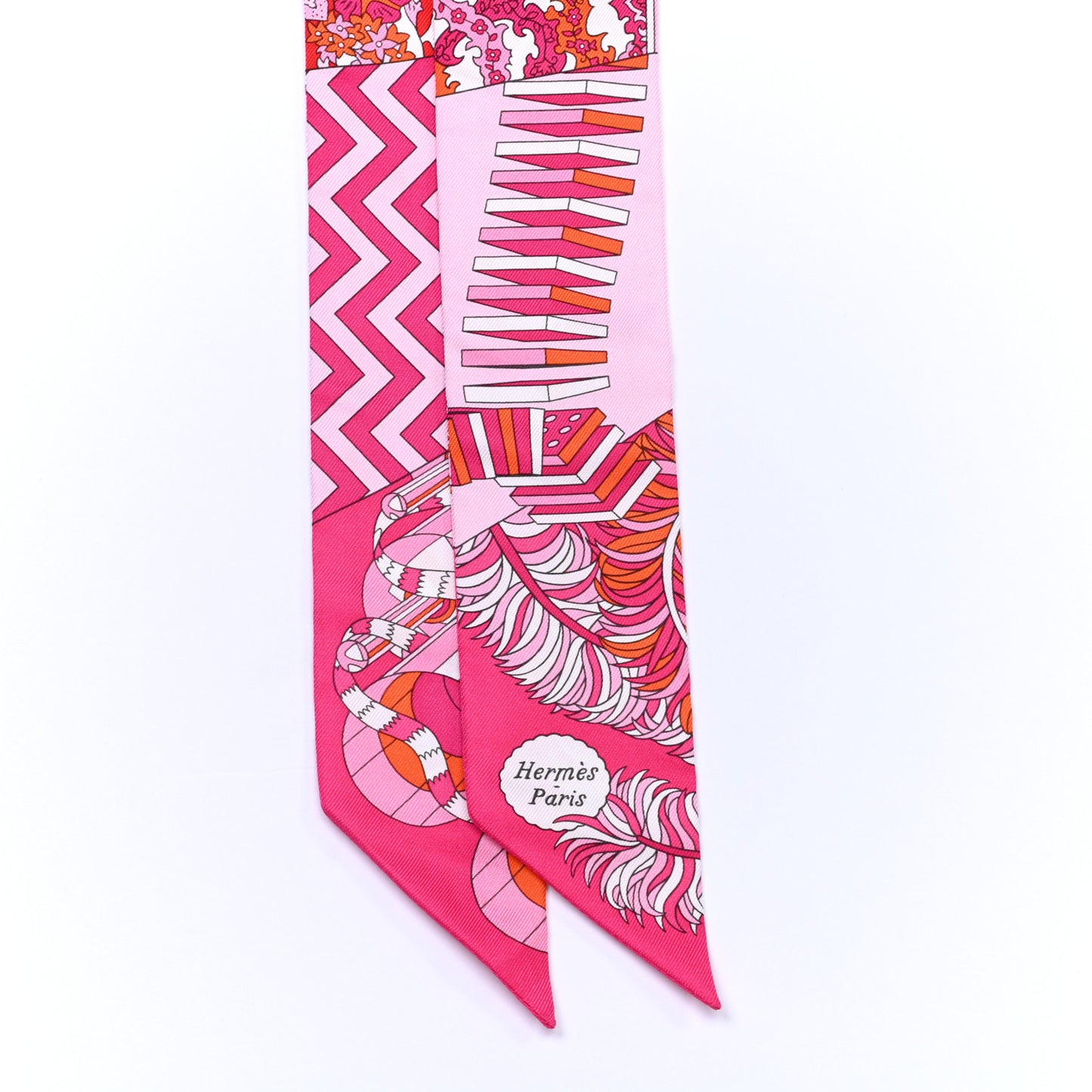 Silk De l'Ombrelle Aux Duels Twilly Fuchsia Rose Pale