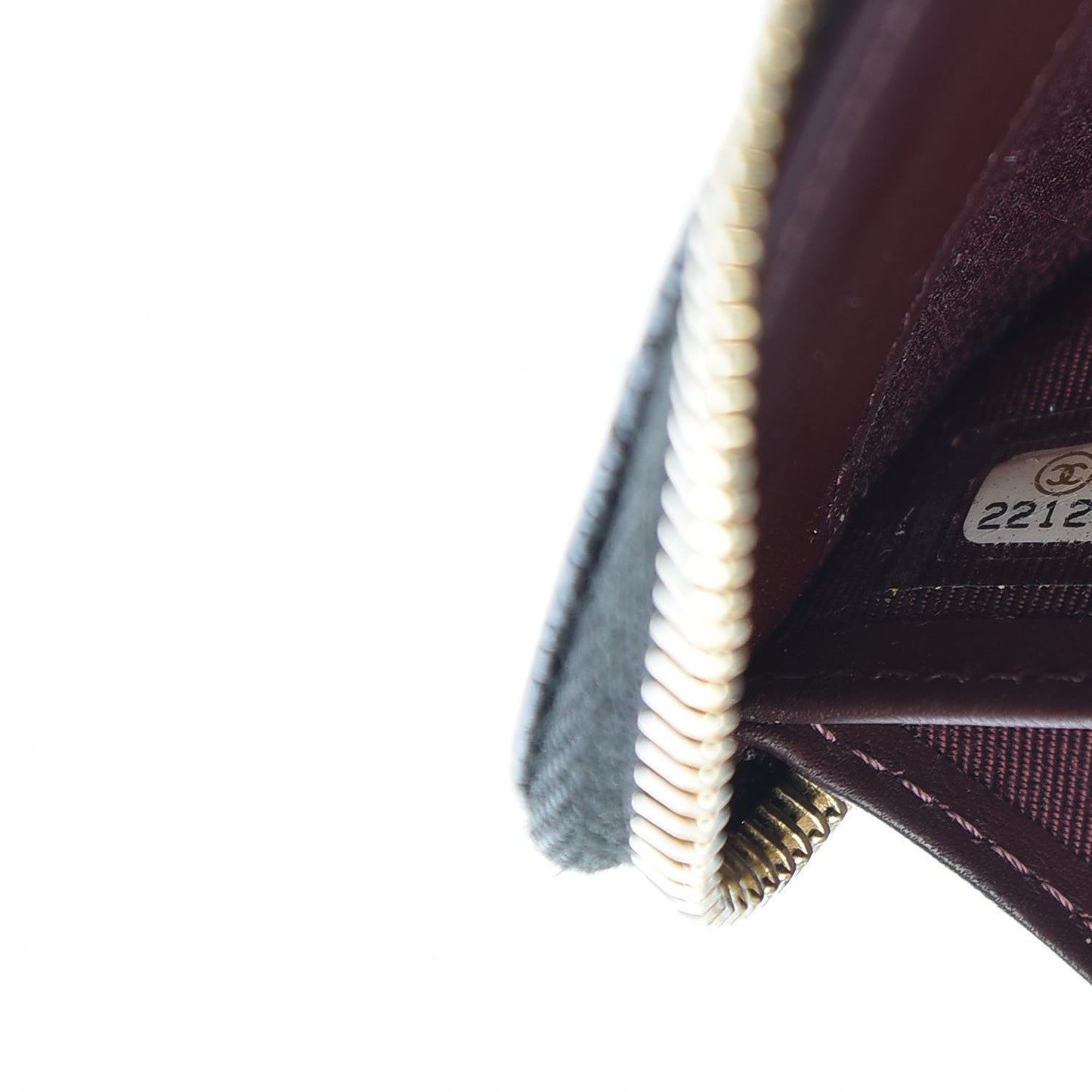 Caviar Quilted Large Gusset Zip Around Wallet Black