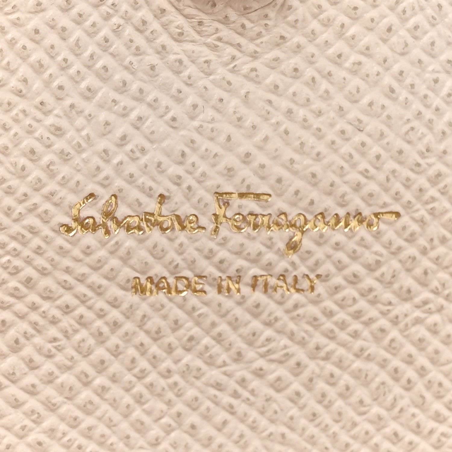 Salvatore Ferragamo Hammered Calfskin Mini Gancini Icona Bag Beige 5 of 12
