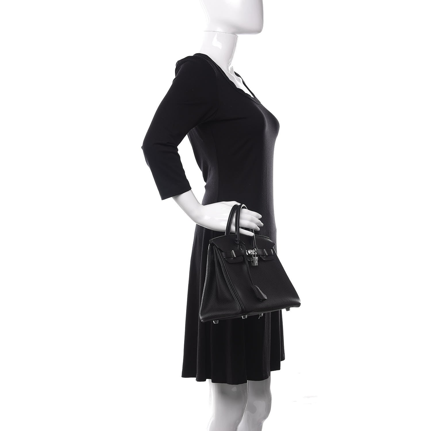 Hermes Togo Birkin 25 Black 2 of 11