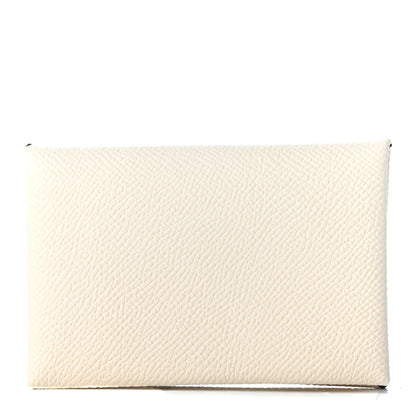 Hermes Epsom Verso Calvi Card Case Nata Sesame 1 of 8