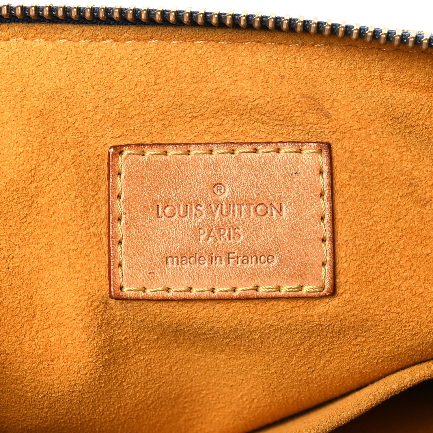 Louis Vuitton Monogram Denim Baggy PM Blue 7 of 13