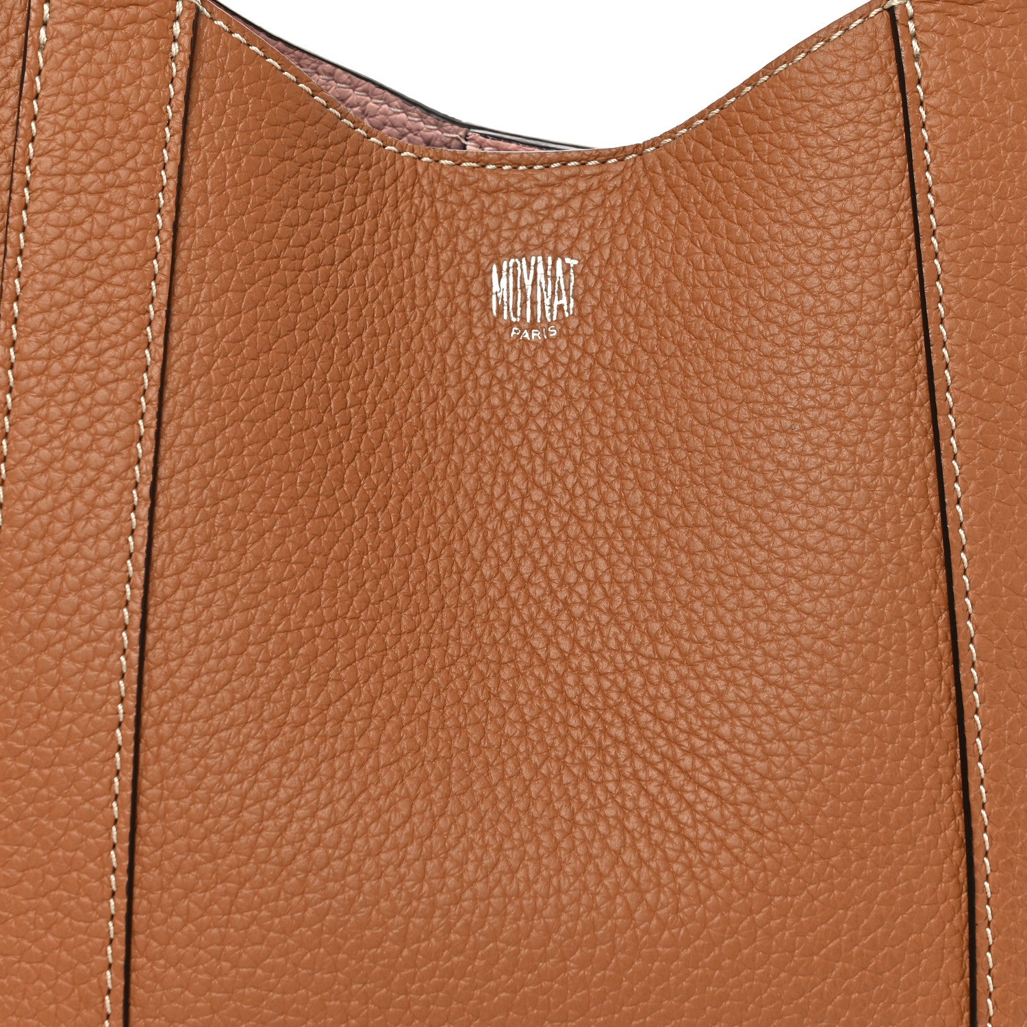 Moynat Taurillon Gex Duo Tote Bag BB Cannelle Petal 7 of 9