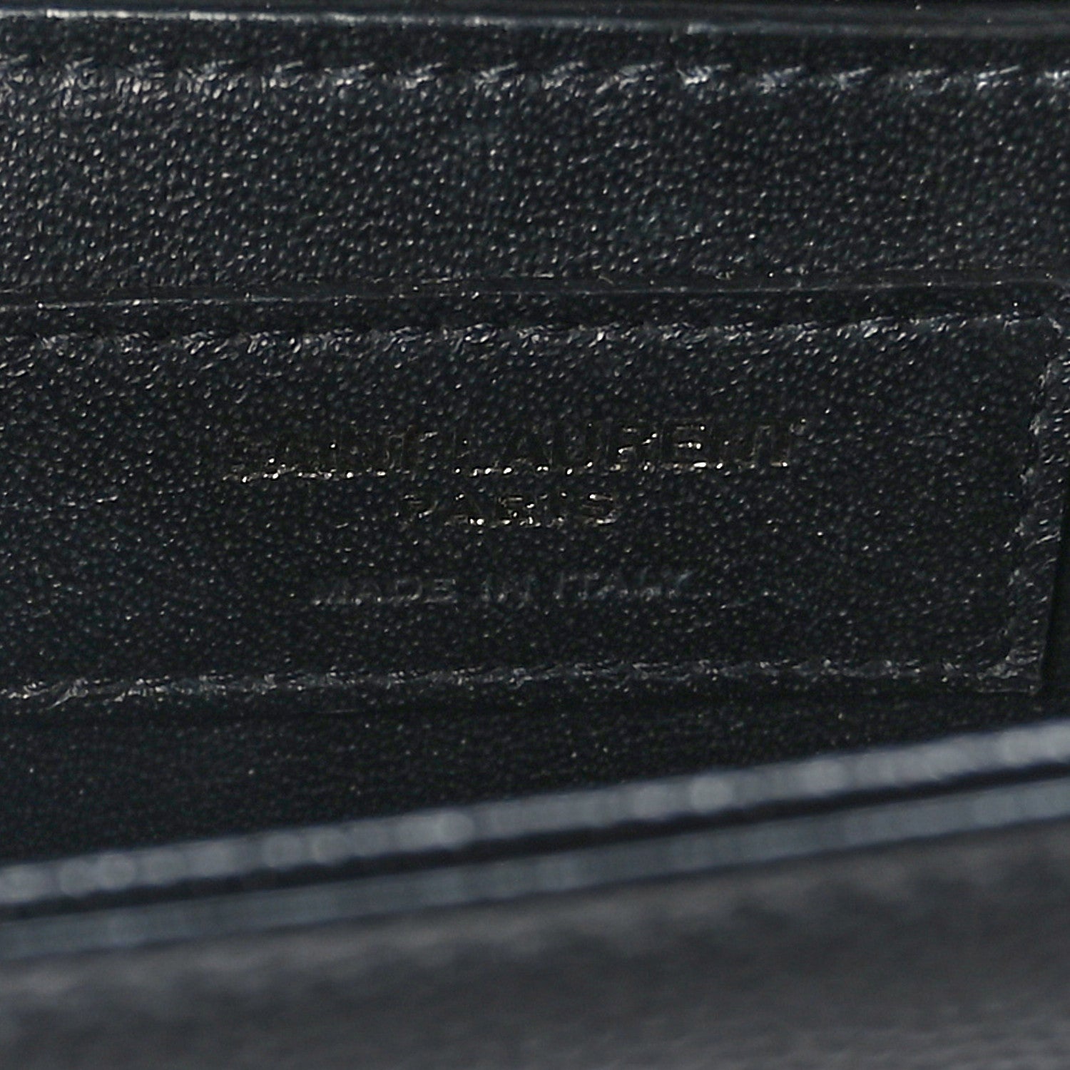 Saint Laurent Grain De Poudre Small Monogram Monochrome Kate Satchel Black 6 of 8