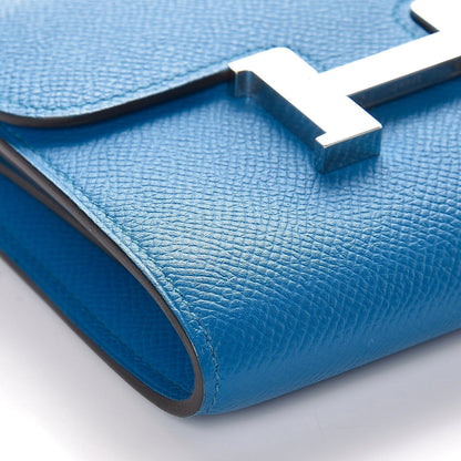 Hermes Epsom Constance Short Wallet Bleu Zanzibar 7 of 8