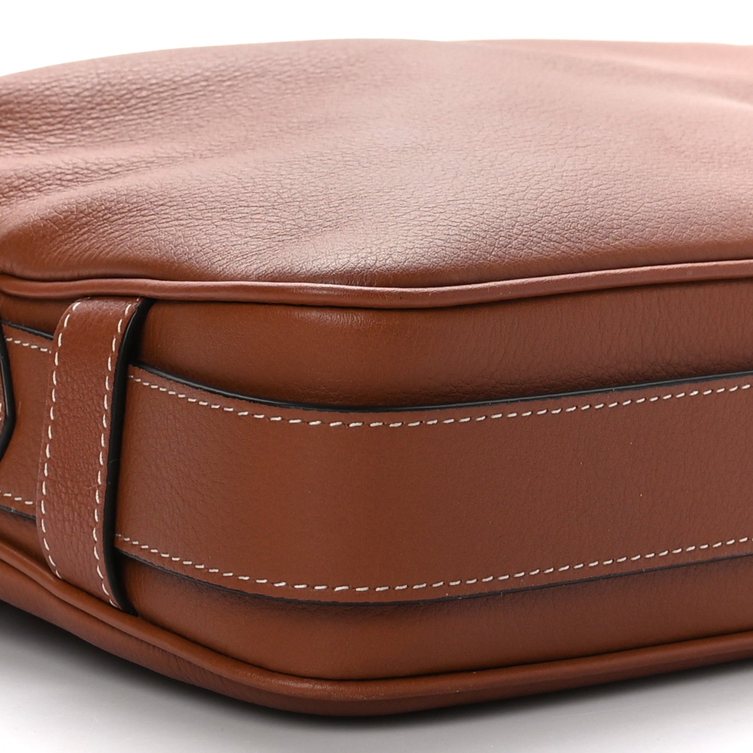 Celine Supple Calfskin Medium Romy Shoulder Bag Tan 8 of 9