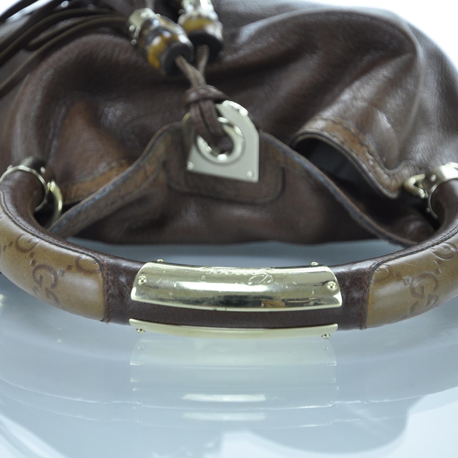 Gucci Leather Large Indy Brown 7 of 12