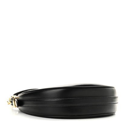 Prada Soft Calfskin Arque Shoulder Bag Black 3 of 8