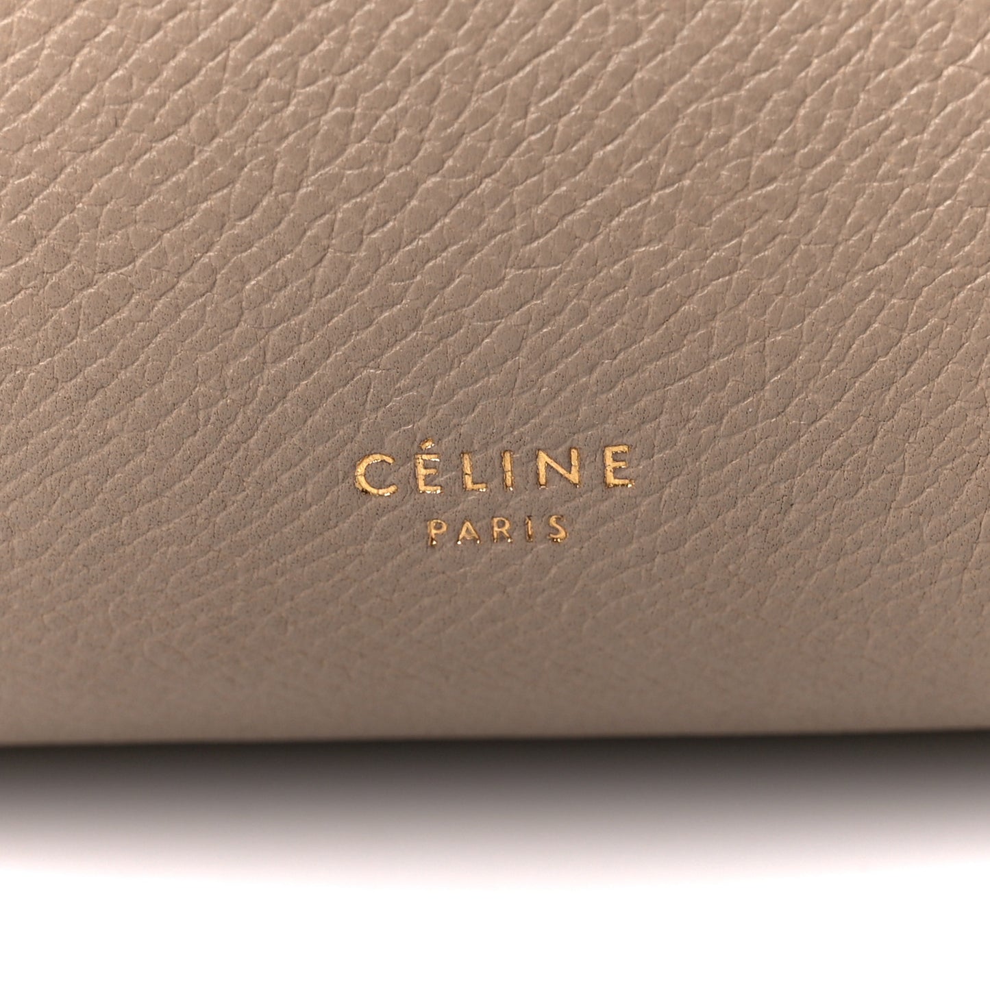 Grained Calfskin Mini Belt Bag Light Taupe