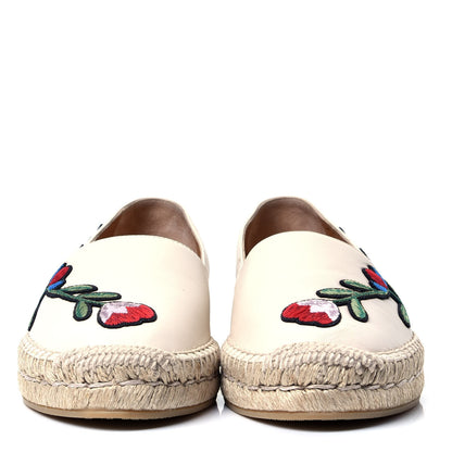 Gucci Nappa Ophelia Espadrilles 37 Mystic White 2 of 10