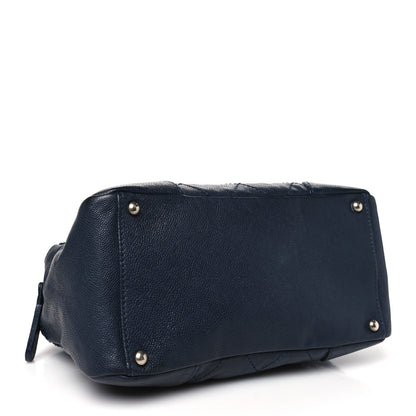 Chanel Distressed Caviar Outdoor Ligne Tote Navy 4 of 12