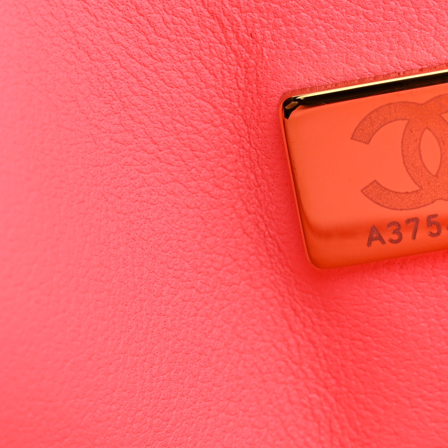 Lambskin Quilted Medium Hollywood Charms Double Flap Coral Pink