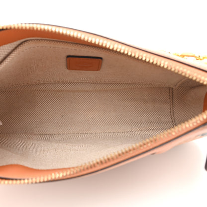 MCM Visetos Nappa Mini Delmy Chain Shoulder Bag Cognac 5 of 13