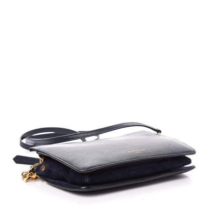 Givenchy Textured Calfskin Suede Cross 3 Crossbody Bag Navy 4 of 11