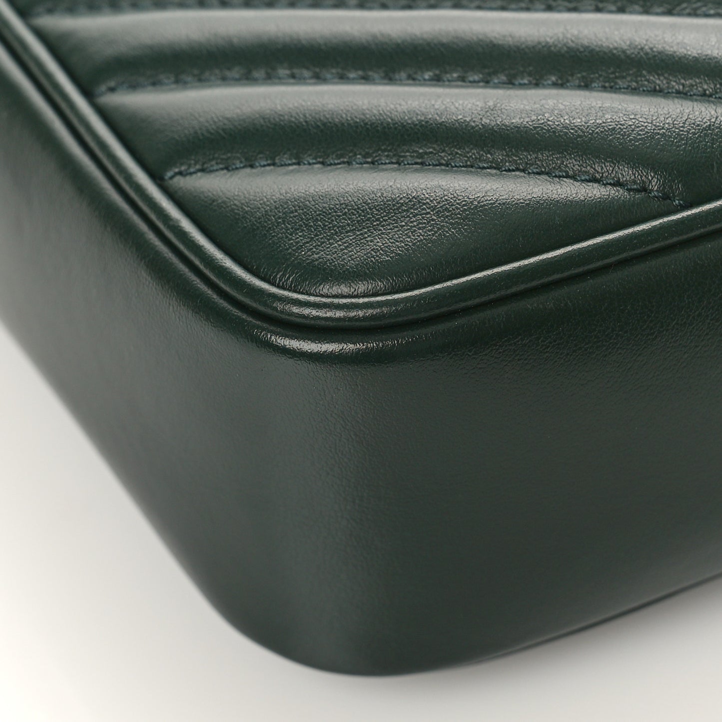 Calfskin Matelasse Monogram Lou Camera Bag New Vert Fonce