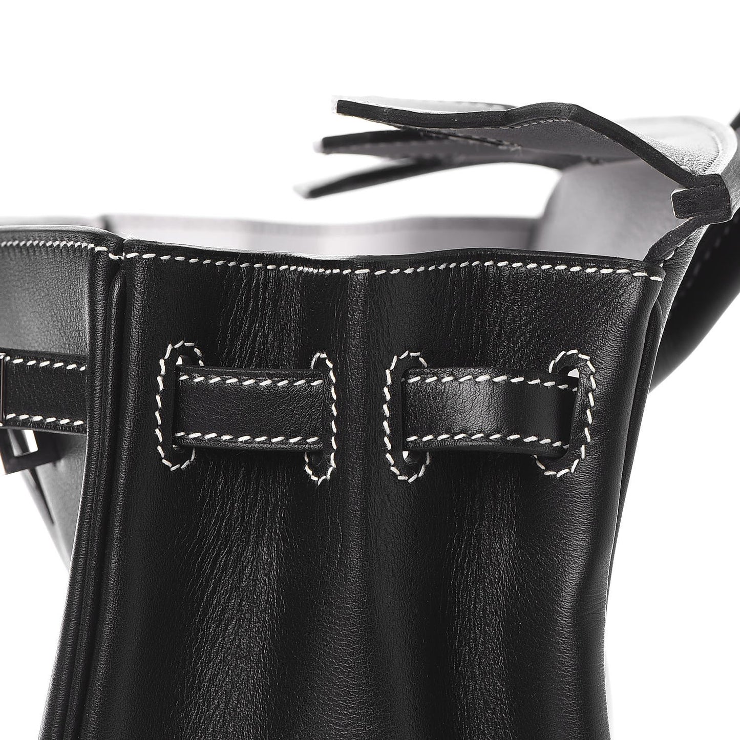 Swift Horseshoe Birkin 25 Black White