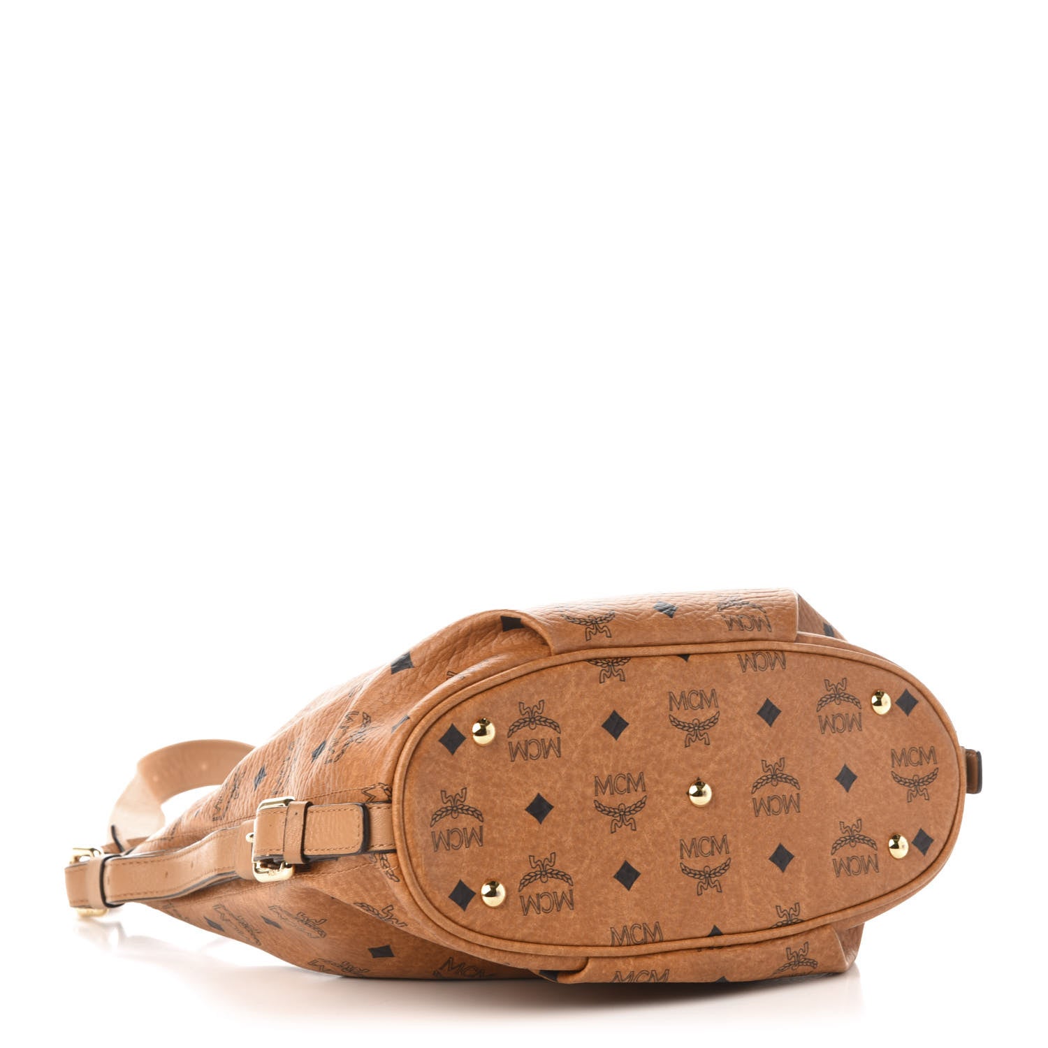 MCM Visetos Hobo Cognac 4 of 13