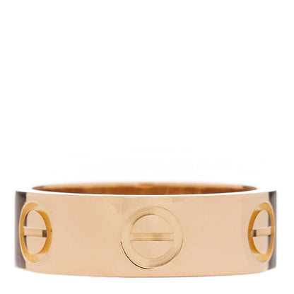 Cartier 18K Yellow Gold 5.5mm LOVE Ring 48 4.5 3 of 5
