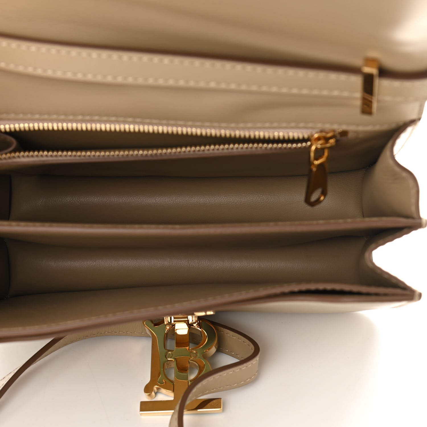 Burberry Calfskin Small TB Bag Honey 4 of 8
