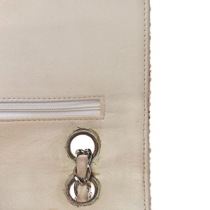 Chanel Tweed Medium Double Flap White 12 of 26