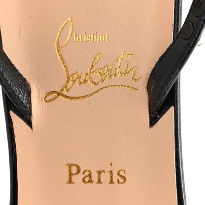 Christian Louboutin Kid Spiked So Me 100 Sandals 35.5 Black 8 of 8