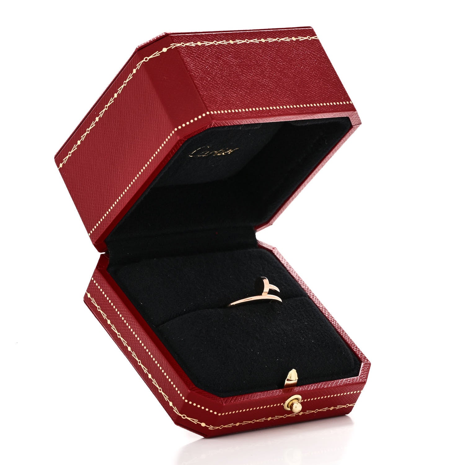 Cartier 18K Pink Gold Small Juste Un Clou Ring 53 6.5 5 of 5