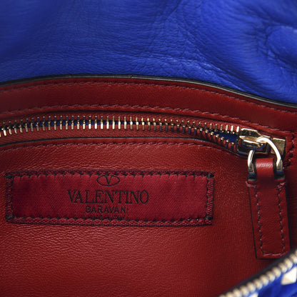 Valentino Garavani Velvet Rockstud Spike Belt Bag 75 Acid Blue 6 of 10