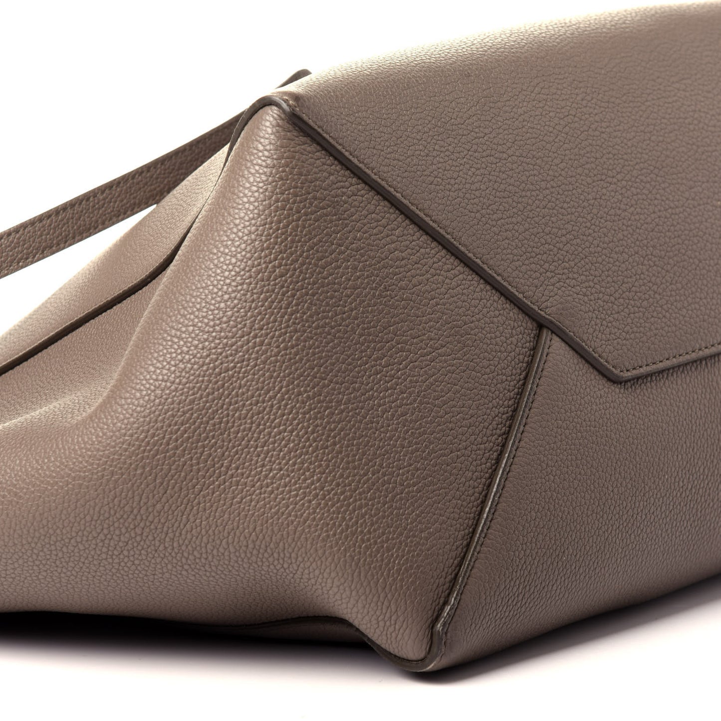 Soft Grained Calfskin Small Belt Cabas Phantom Taupe