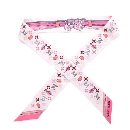 Louis Vuitton Silk Monogram A la Folie BB Bandeau Light Pink 1 of 5