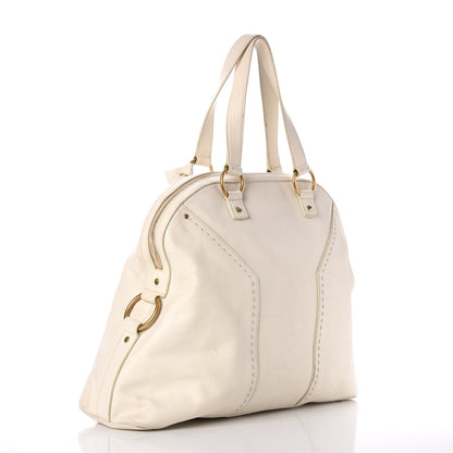 Saint Laurent Calfskin Large Muse Tote Bag Ivory 3 of 17