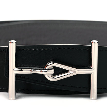 Hermes Togo Box 32mm Belt 75 Black Etain 2 of 7