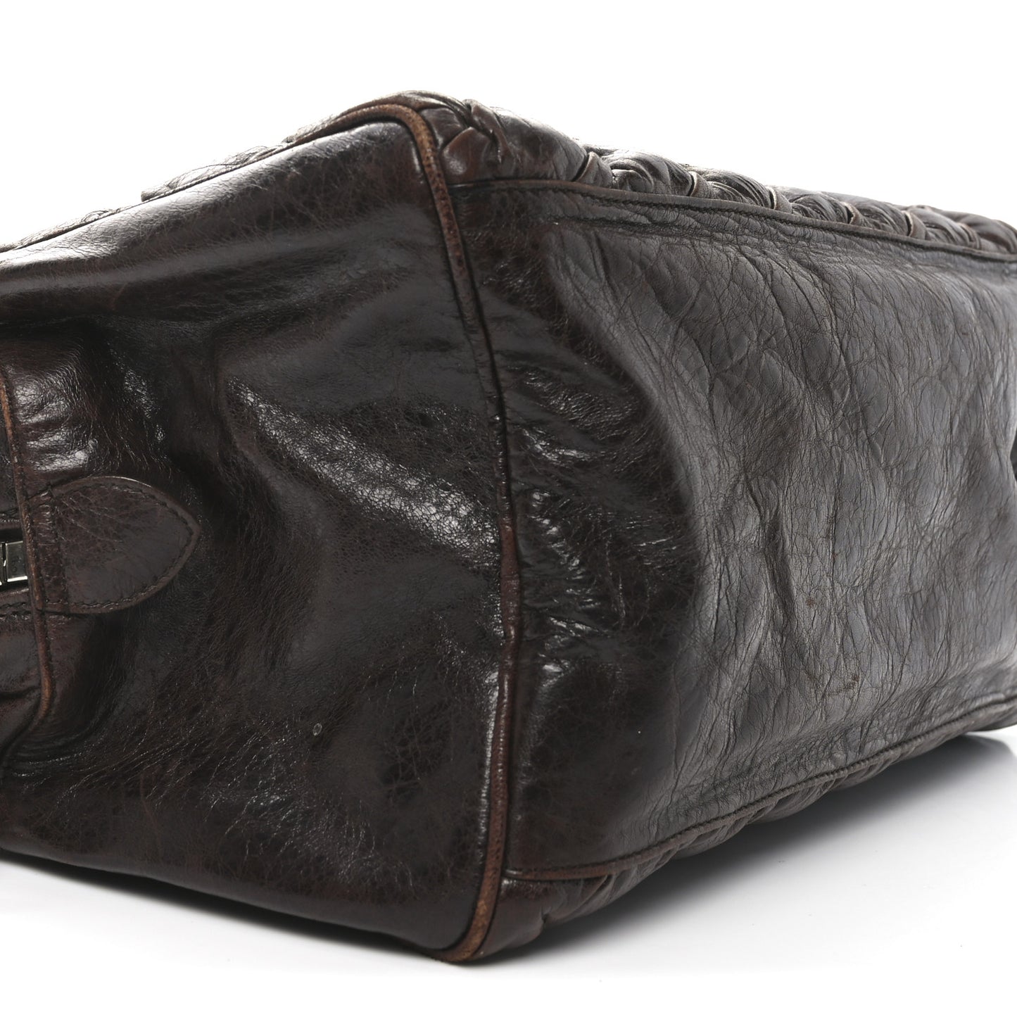 Chevre Quilted Matelasse MM Sienna