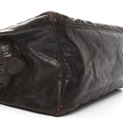 Balenciaga Chevre Quilted Matelasse MM Sienna 9 of 10