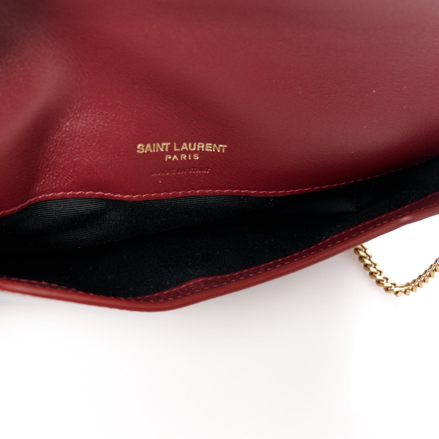 Patent Monogram Phone Holder Crossbody Chataigne
