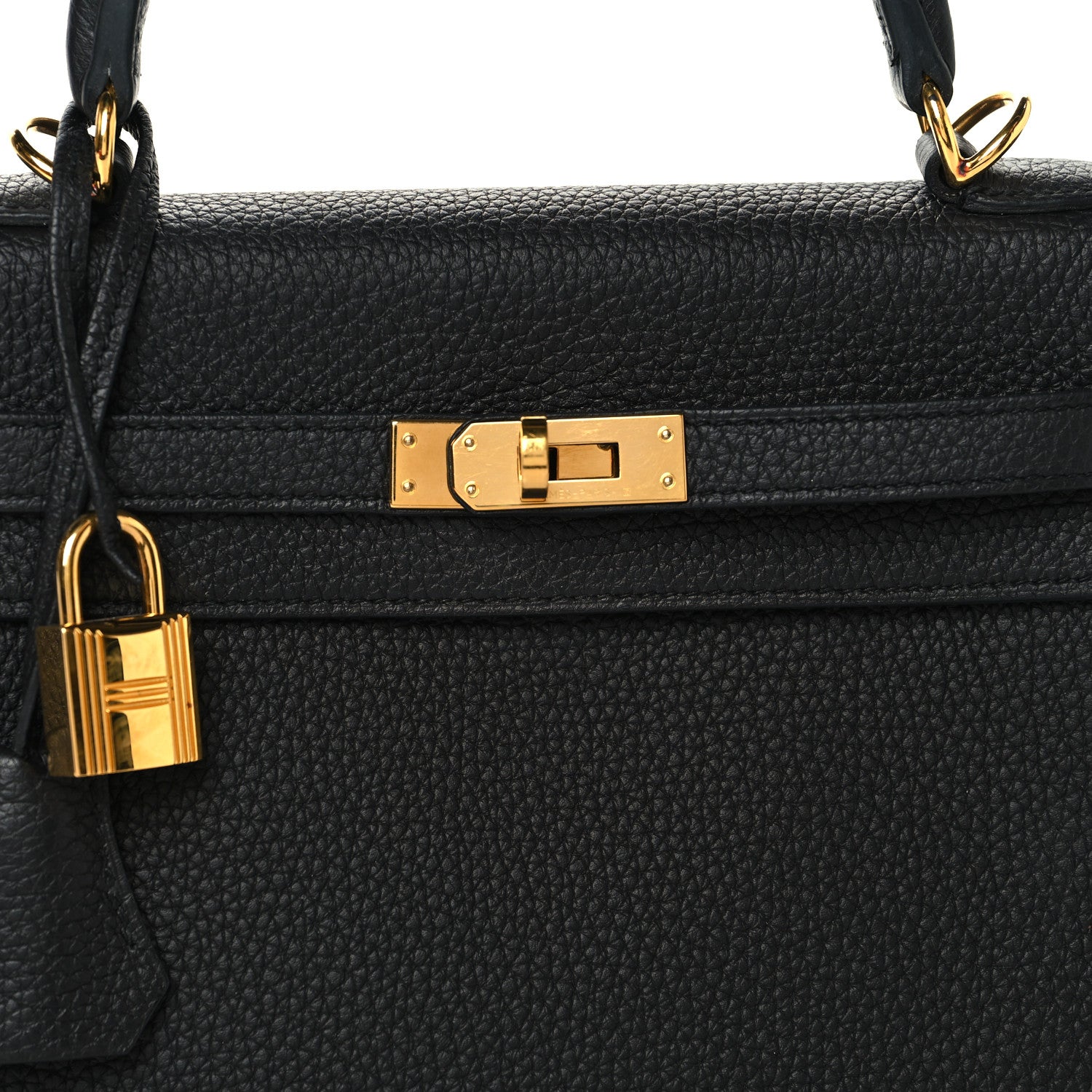 Hermes Togo Kelly Retourne 25 Black 8 of 16