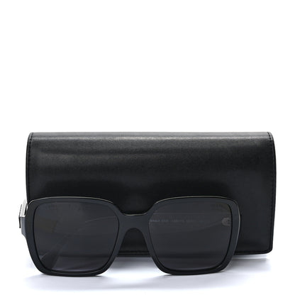 Chanel Acetate Polarized Square Sunglasses 5408 Black 2 of 8