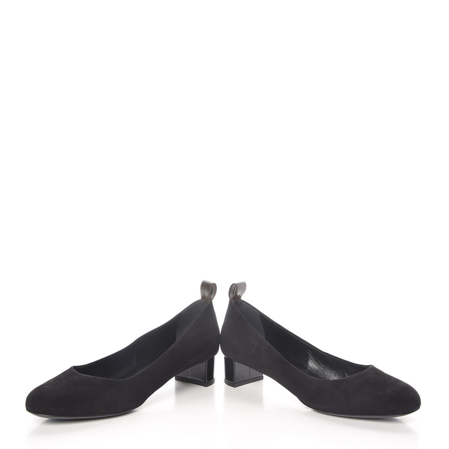 Suede Uniformes Pump 40 Black