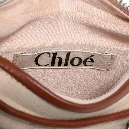 Chloe Wood Beaded Bracelet Bag Beige 6 of 9