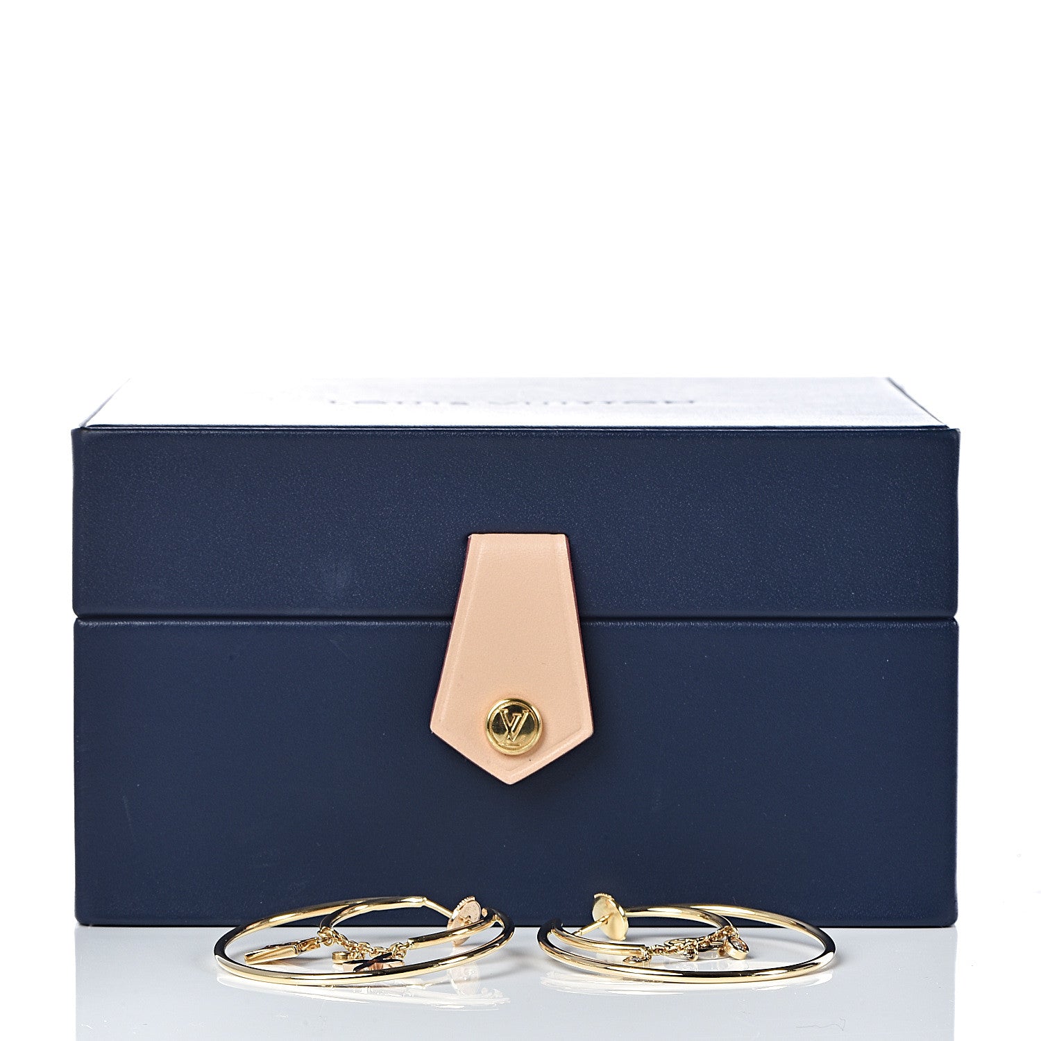 Louis Vuitton 18K Yellow White Pink Gold Diamond Idylle Blossom Pampilles Hoop Earrings 6 of 6