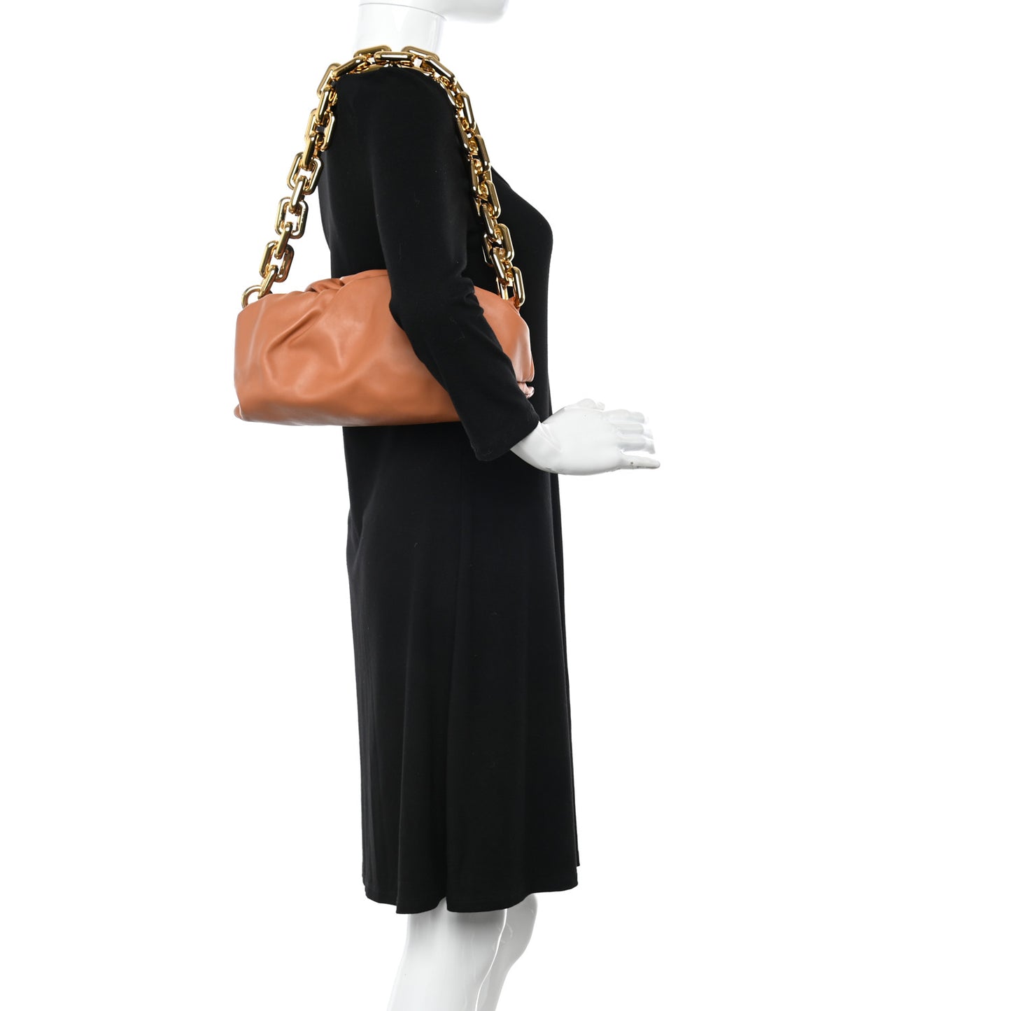 Calfskin The Pouch Chain Clay