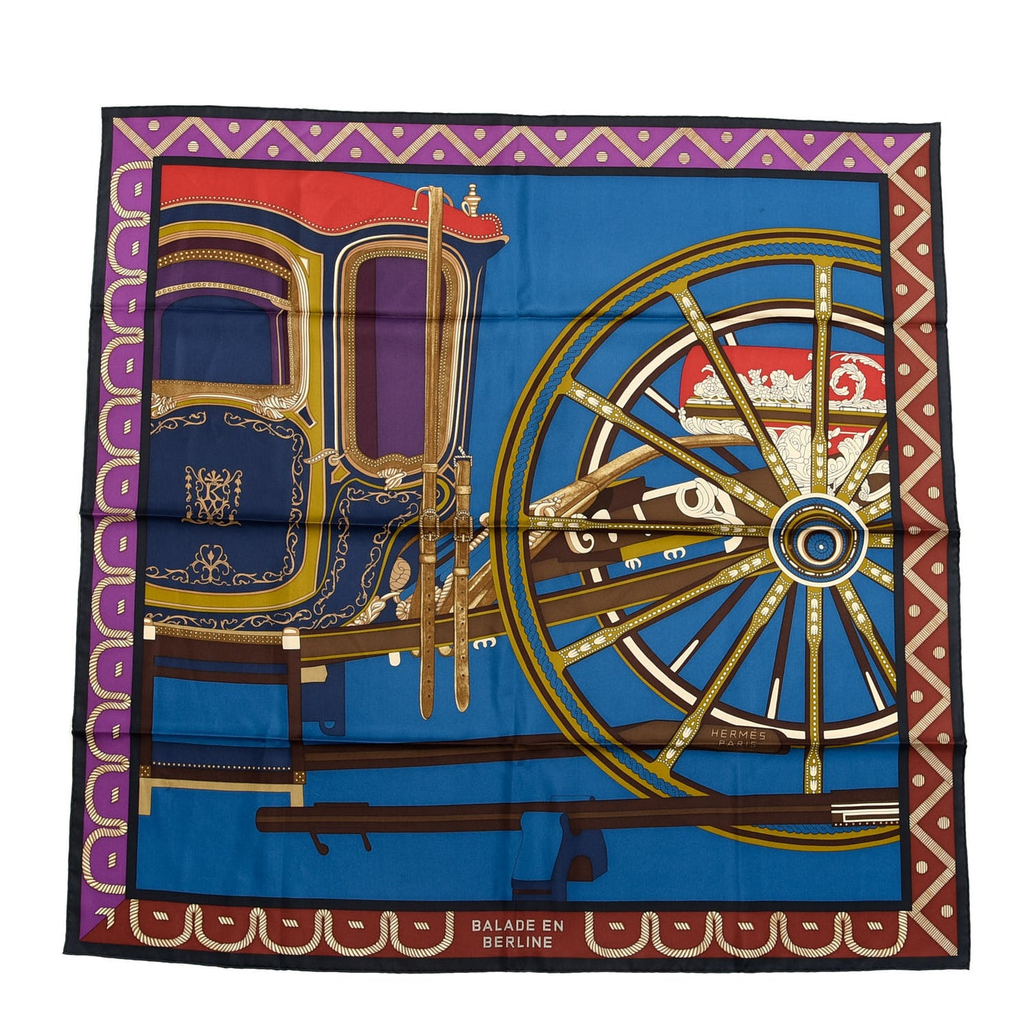 Silk Balade En Berline Scarf 90